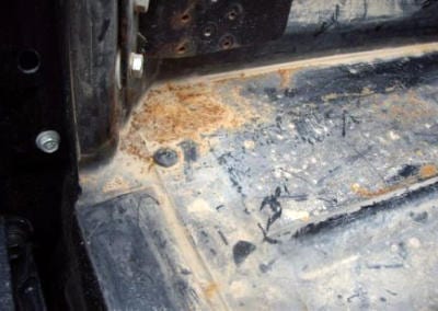 DAMAGE CAUSED BY A PLASTIC TUB LINER