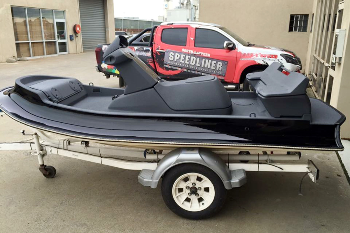 Speedliner Australia - Non Slip Marine and Boat Liner Black